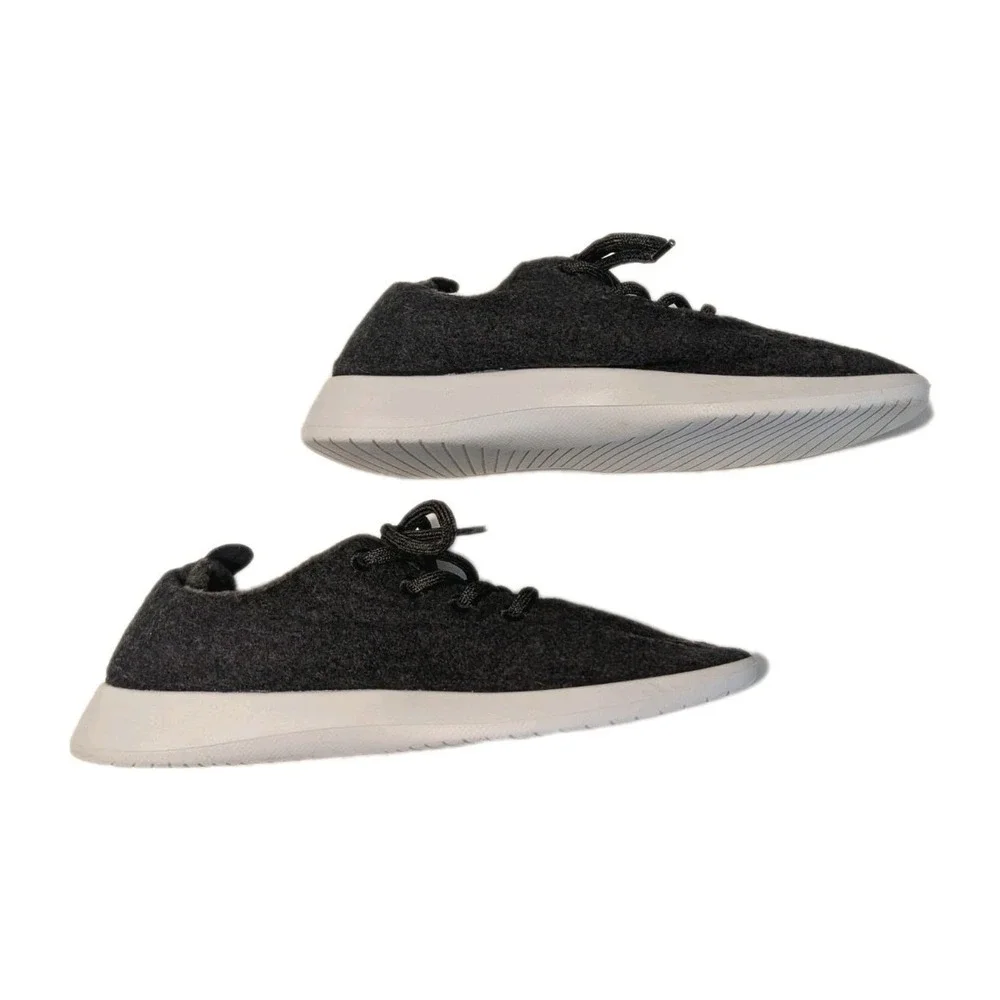 Allbirds Mens ZQ Merino Wool Runner Shoes Classic Sneakers Dark Gray Lace Sz 10